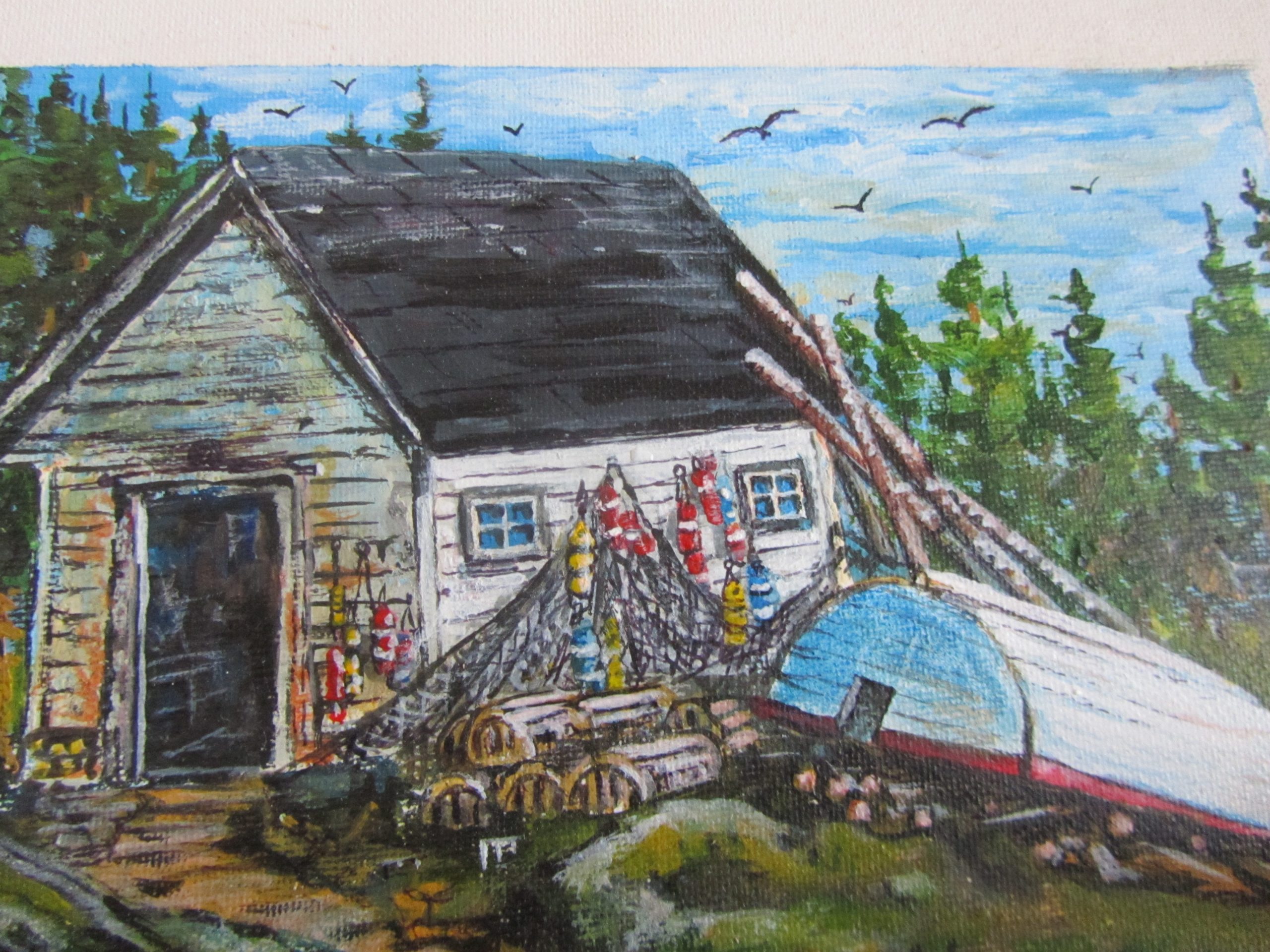 Fishing Shack and Gear